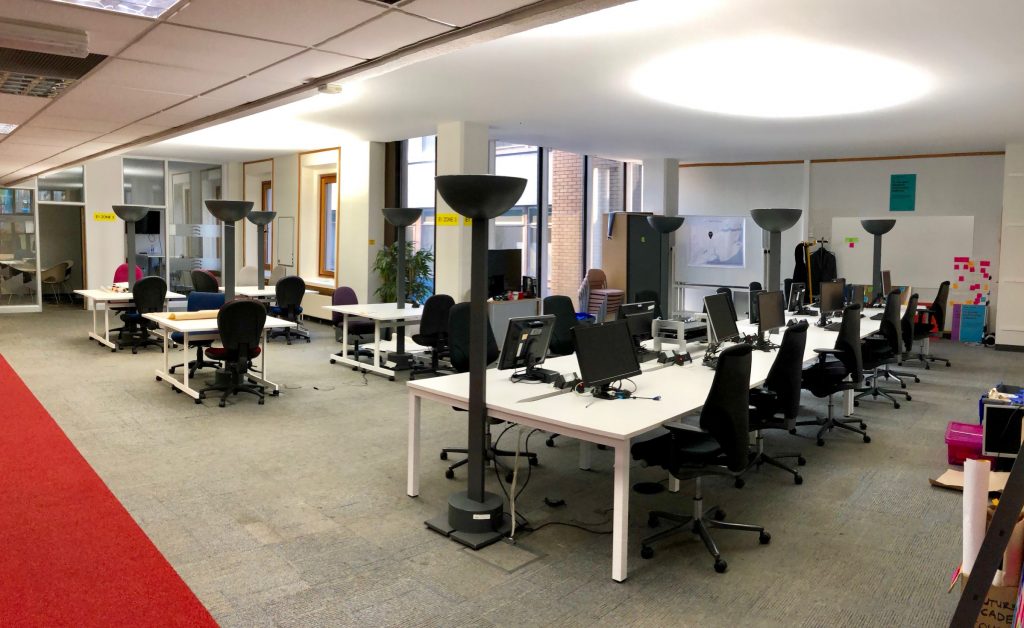 our new workig space in County Hall