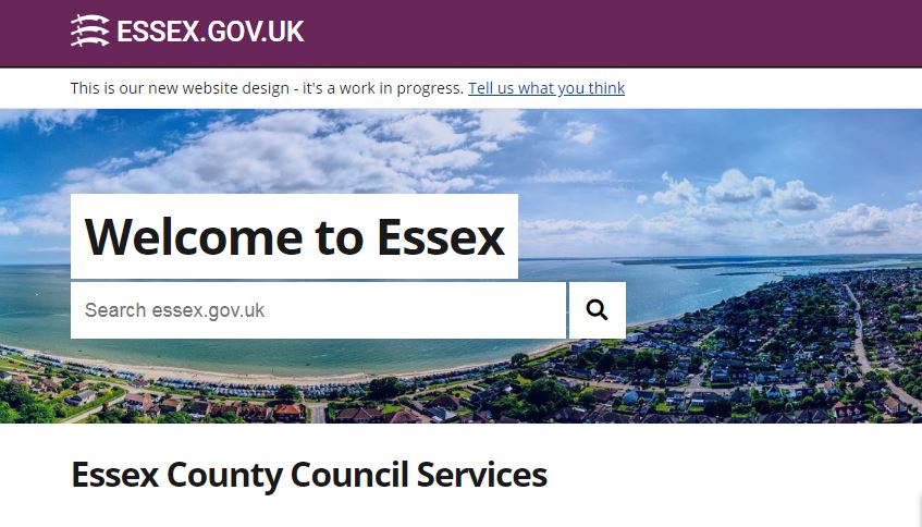 home page essex.gov.uk